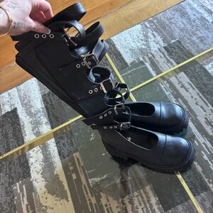 Black Women's Platform Boots